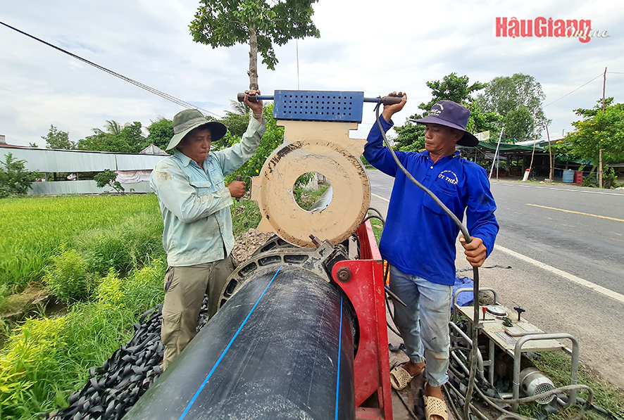 Hậu Giang: Đảm bảo cấp nước cho sản xuất, sinh hoạt